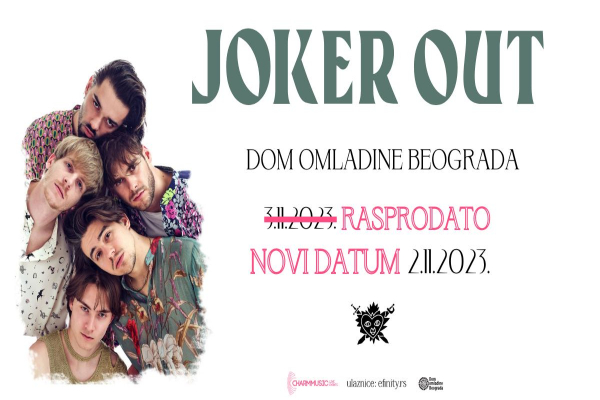 Joker Out objavio datum još jednog koncerta u Beogradu